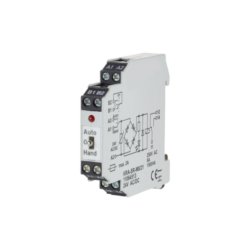 Module de couplage électronique, 1 inverseur pour la sortie, contacts de contrôle, circuit de protection intégré