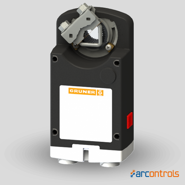 Moteur de registre 20Nm 230Vac/cc, 2/3 points Sans ressort de rappel 2 contacts