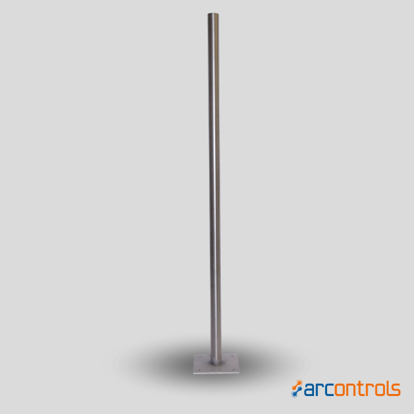 Mat droit en inox pour sonde